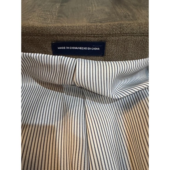 Stafford Essentials Brown Blazer Two Button Sport Coat  Size‎ 50L 50L - Picture 9 of 15